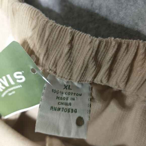 Orvis Pants Womens XLarge Brown Elastic Waist Cotton Pockets. - Picture 3 of 9